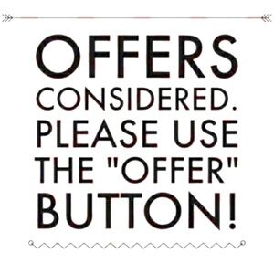 Reasonable Offers Accepted.😃